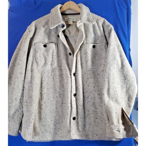 Orvis Fleece Button Down Shirt Jacket Men's Size Large